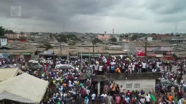 Cote d’Ivoire Opposition Rallies Against President’s Fourth-Term Bid - Sputnik Africa