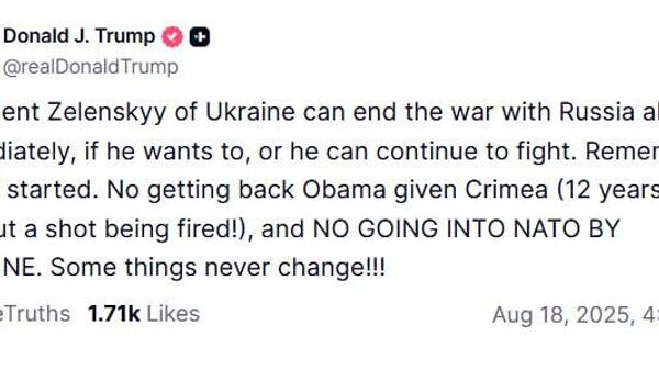 'NO GOING INTO NATO BY UKRAINE' – Trump - Sputnik Africa