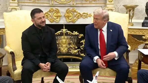 Déclarations clés de Trump et Zelensky lors de leur rencontre à la Maison Blanche - Sputnik Afrique