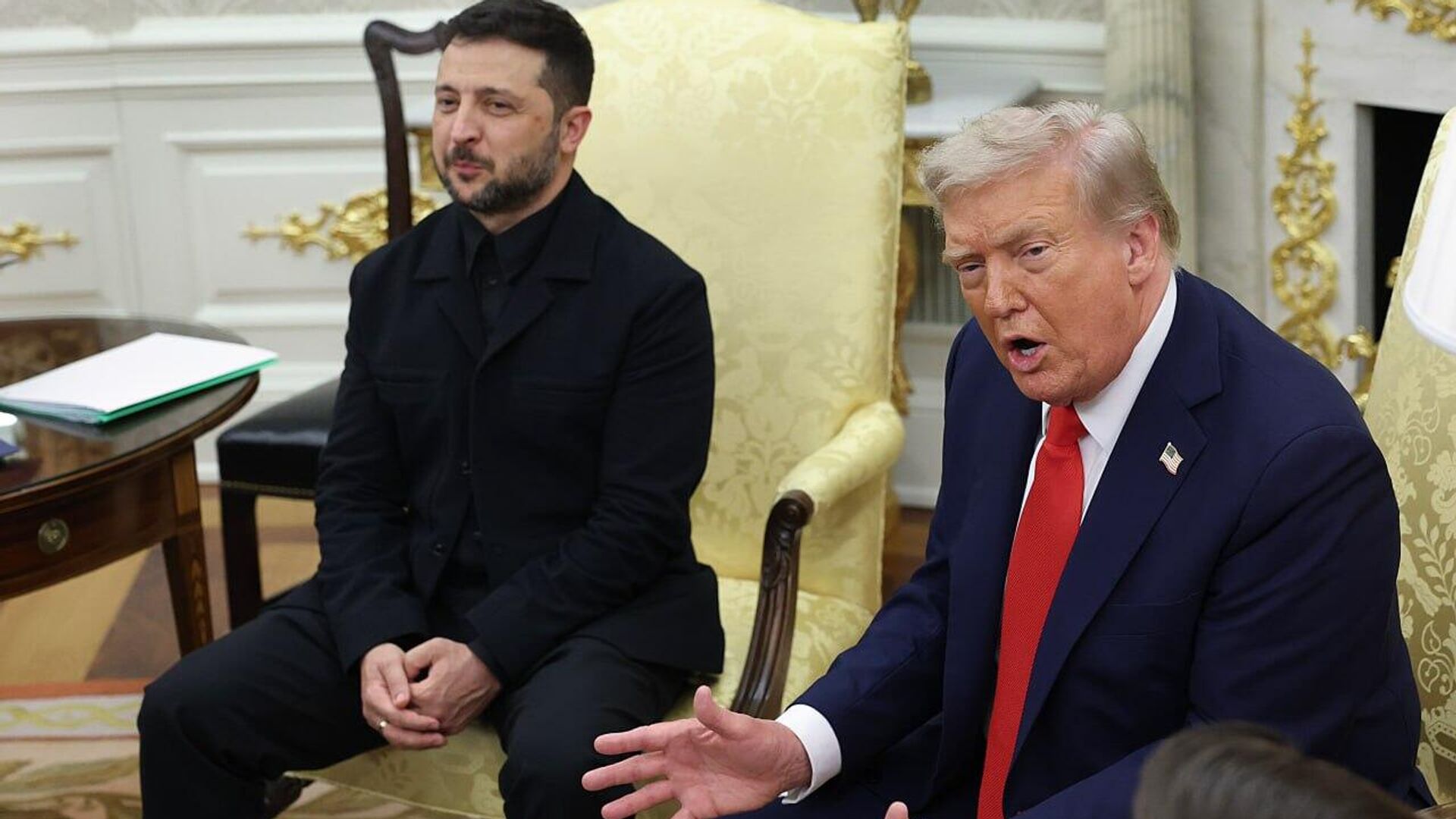 Key Statements From Trump and Zelensky at Their White House Meeting Key Statements From Trump and Zelensky at Their White House Meeting - Sputnik Africa, 1920, 18.08.2025