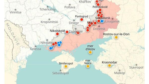 Situation dans la zone de l'opération militaire spéciale russe au 18 août - Sputnik Afrique