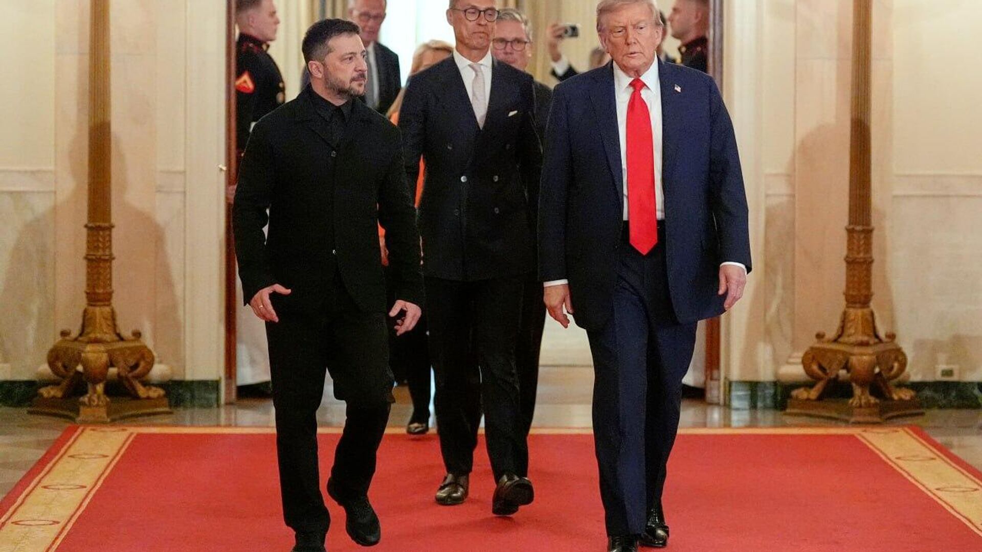 US relegates European leaders to role of vassals – analyst US relegates European leaders to role of vassals – analyst - Sputnik Africa, 1920, 18.08.2025
