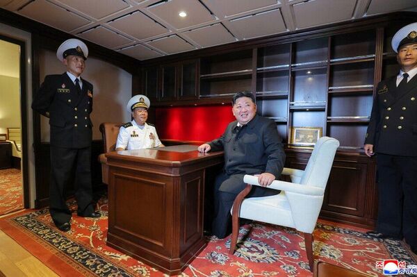 Kim Jong-un inspects DPRK destroyer – reports Kim Jong-un inspects DPRK destroyer – reports - Sputnik Africa