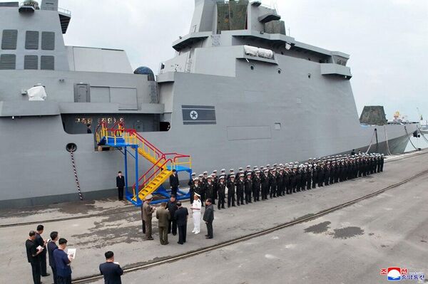 Kim Jong-un inspects DPRK destroyer – reports Kim Jong-un inspects DPRK destroyer – reports - Sputnik Africa