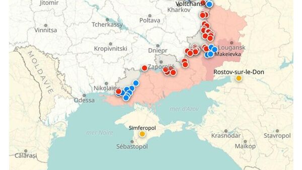 Situation dans la zone de l'opération militaire spéciale russe au 19 août - Sputnik Afrique