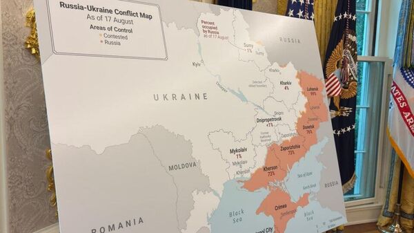 Map of Ukraine Displayed at White House - Sputnik Africa
