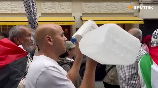 Des Français de nouveau dans la rue pour apporter leur soutien à Gaza - Sputnik Afrique