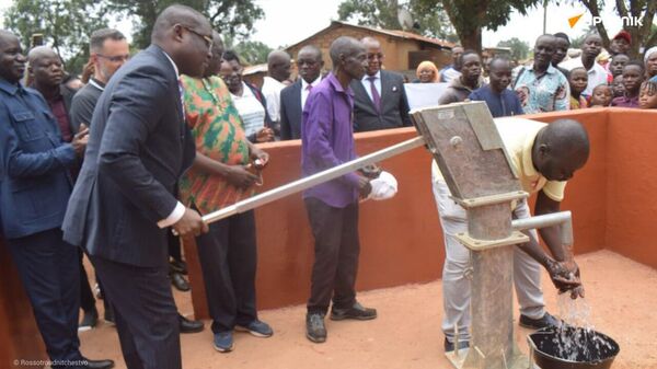 New Artesian Wells Inaugurated in Bangui with Russian Support - Sputnik Africa