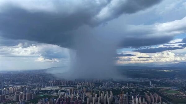 #viral | Sudden Cloudburst Strikes Xi’an, Shaanxi Province, China - Sputnik Africa