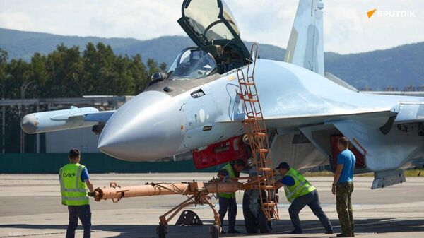Nouvelle livraison d'avions Su-35S pour l’armée russe - Sputnik Afrique