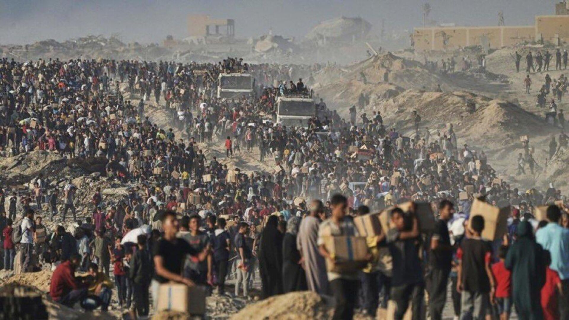 Famine in Gaza: ‘If We Leave Things as They Are, We Will Face Powerful Humanitarian Tsunami’ Famine in Gaza: ‘If We Leave Things as They Are, We Will Face Powerful Humanitarian Tsunami’ - Sputnik Africa, 1920, 22.08.2025