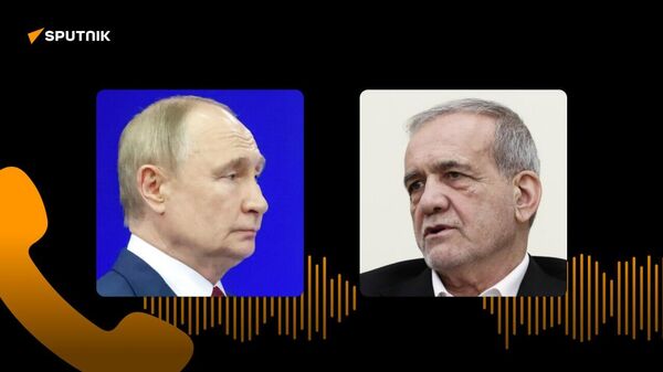Poutine et Pezechkian ont discuté du programme nucléaire iranien, selon le Kremlin - Sputnik Afrique
