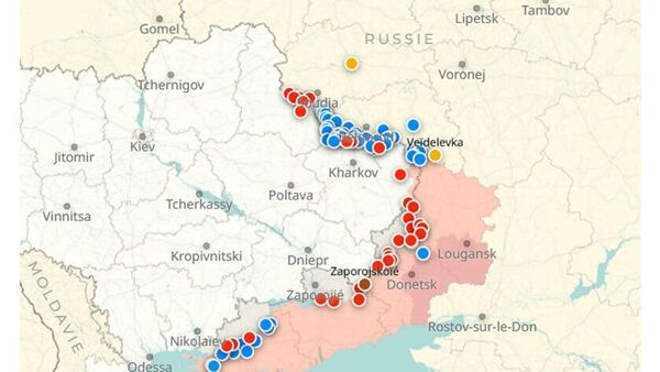 Situation dans la zone de l'opération militaire spéciale russe au 25 août - Sputnik Afrique
