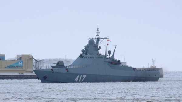 La Marine russe renforcée avec trois nouveaux bâtiments de guerre - Sputnik Afrique