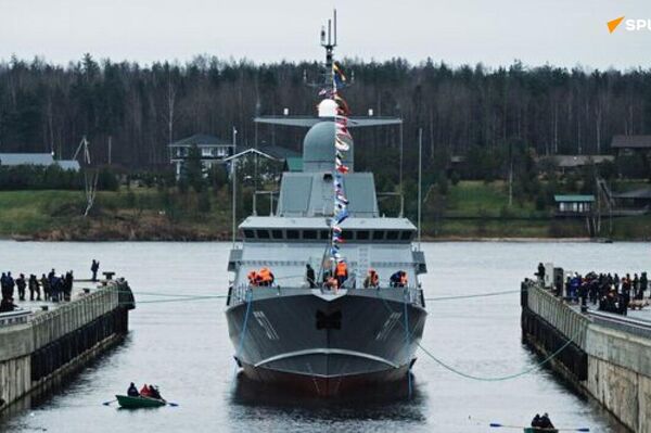 La Marine russe renforcée avec trois nouveaux bâtiments de guerre - Sputnik Afrique