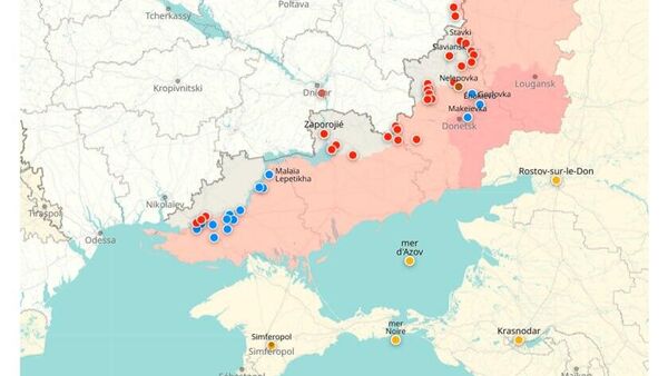 Situation dans la zone de l'opération militaire spéciale russe au 28 août - Sputnik Afrique