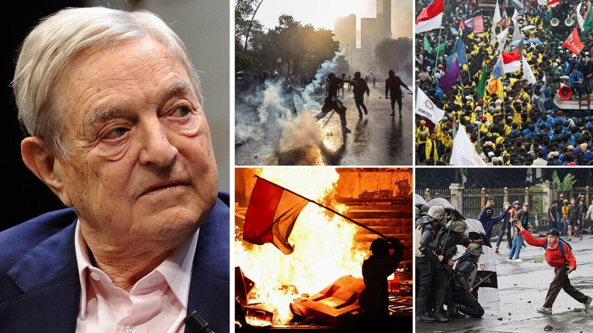 Soros and NED could be behind Indonesian protests, experts tell Sputnik Soros and NED could be behind Indonesian protests, experts tell Sputnik - Sputnik Africa, 1920, 31.08.2025