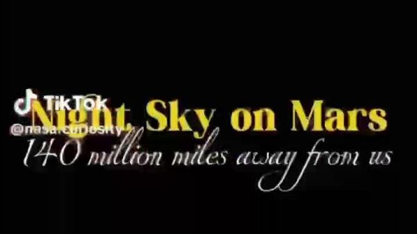 Une nuit sur Mars, voici à quoi ça ressemble - Sputnik Afrique