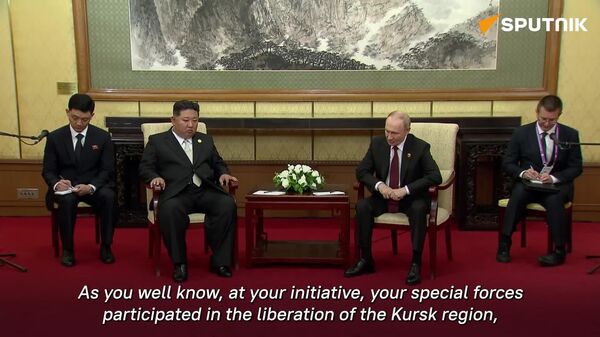 Russia Will Never Forget North Korea's Role in Fight Against Modern Neo-Nazism, Putin Tells Kim Jong-un - Sputnik Africa