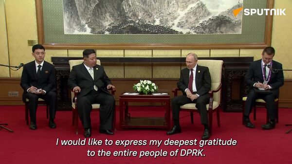 Putin Conveys Deepest Gratitude to Entire People of DPRK - Sputnik Africa