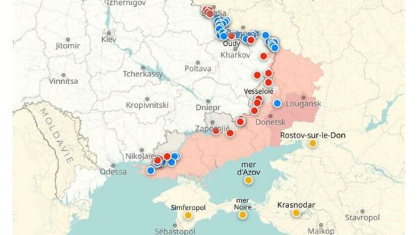 Situation dans la zone de l'opération militaire spéciale russe au 3 septembre - Sputnik Afrique