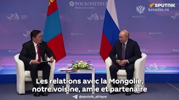 La Mongolie est un partenaire stratégique et une amie de la Russie, assure Poutine La Mongolie est un partenaire stratégique et une amie de la Russie, assure Poutine - Sputnik Afrique