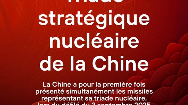 Triade stratégique nucléaire de la Chine Triade stratégique nucléaire de la Chine - Sputnik Afrique