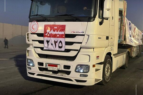 Egypt Sends 2,750 Tonnes of Aid to Gaza: Gov't Egypt Sends 2,750 Tonnes of Aid to Gaza: Gov't - Sputnik Africa