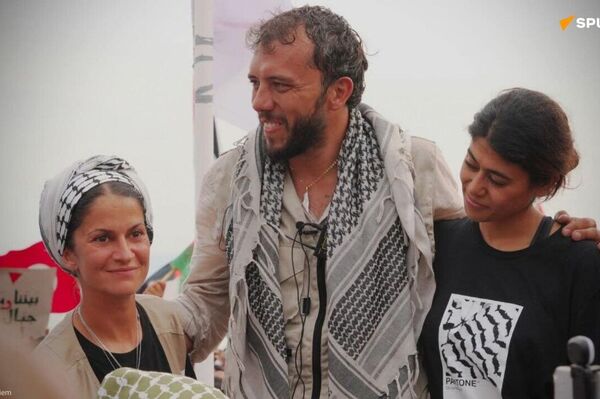 Gaza: la flottille Global Sumud acclamée en Tunisie - Sputnik Afrique