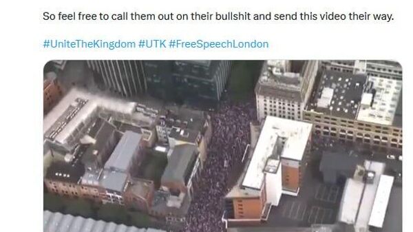 How many people attended Tommy Robinson’s rally in London? - Sputnik Africa