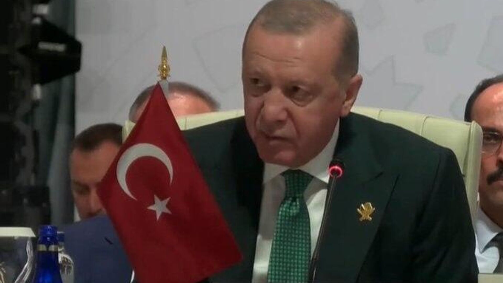 Erdogan appelle à des sanctions concrètes contre Israël Erdogan appelle à des sanctions concrètes contre Israël - Sputnik Afrique, 1920, 15.09.2025