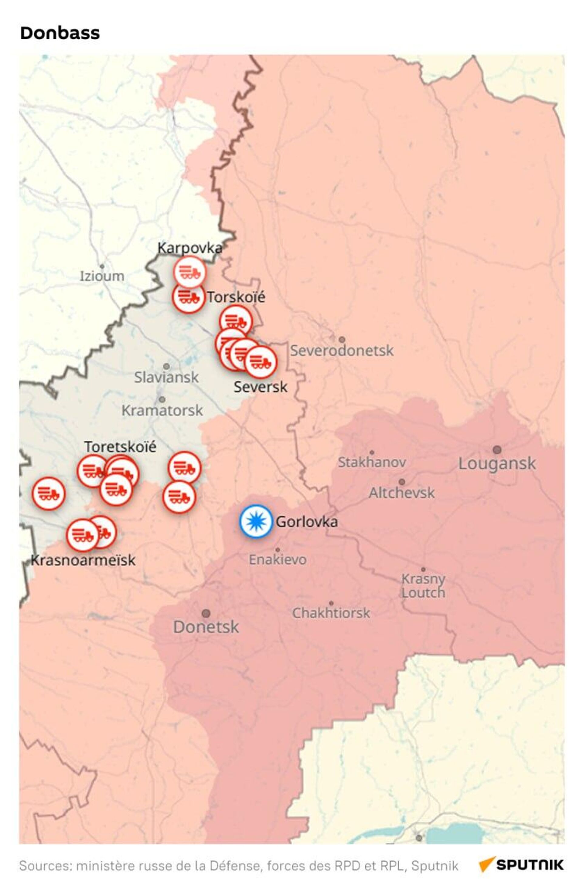 Situation dans la zone de l'opération militaire spéciale russe au 15 septembre - Sputnik Afrique, 1920, 15.09.2025