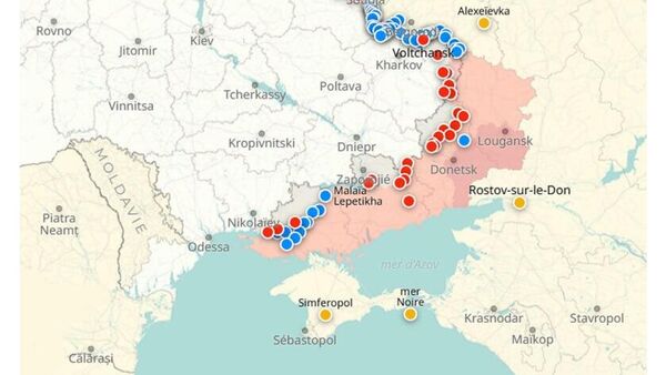 Situation dans la zone de l'opération militaire spéciale russe au 16 septembre - Sputnik Afrique
