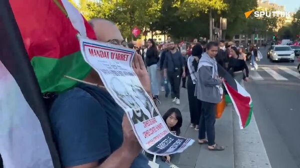 Netanyahou, criminel, coupable: un rassemblement pour Gaza à Paris - Sputnik Afrique