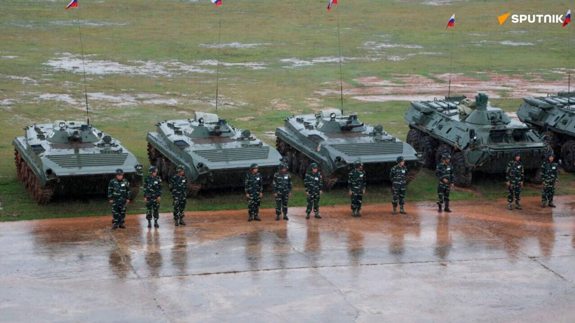 La Russie et le Laos lancent des exercices militaires conjoints La Russie et le Laos lancent des exercices militaires conjoints - Sputnik Afrique, 1920, 19.09.2025