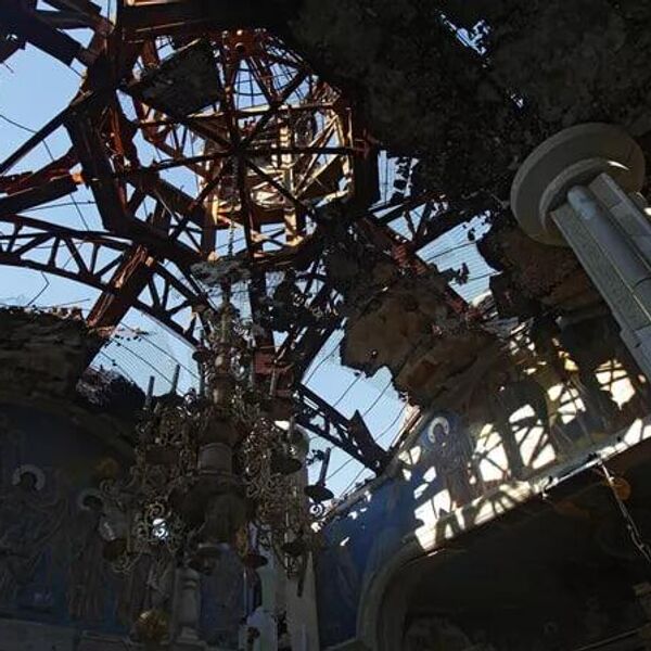 Églises détruites lors des combats à Donetsk - Sputnik Afrique
