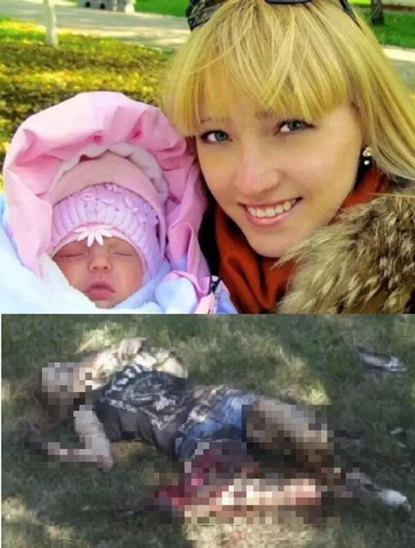 La  Madone de Gorlovka  - la jeune Kristina Zhuk et sa fille de 10 mois - sont mortes le 27 juillet 2014, lorsque les forces armées ukrainiennes ont bombardé les rues de Horlivka avec des lance-roquettes Grad. La  Madone de Gorlovka  - la jeune Kristina Zhuk et sa fille de 10 mois - sont mortes le 27 juillet 2014, lorsque les forces armées ukrainiennes ont bombardé les rues de Horlivka avec des lance-roquettes Grad. - Sputnik Africa