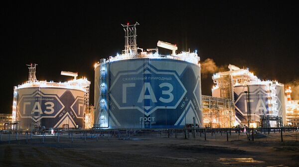 The Yamal LNG liquefied natural gas plant in the seaport of Sabbeta on the western shore of the Gulf of Ob in the Kara Sea. - Sputnik Africa