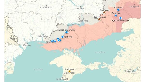 Situation dans la zone de l'opération militaire spéciale russe au 19 septembre - Sputnik Afrique