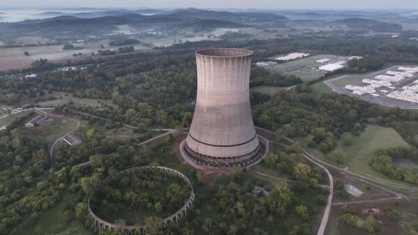 #viral | Nuclear Plant Tower Demolished in Seconds - Sputnik Africa