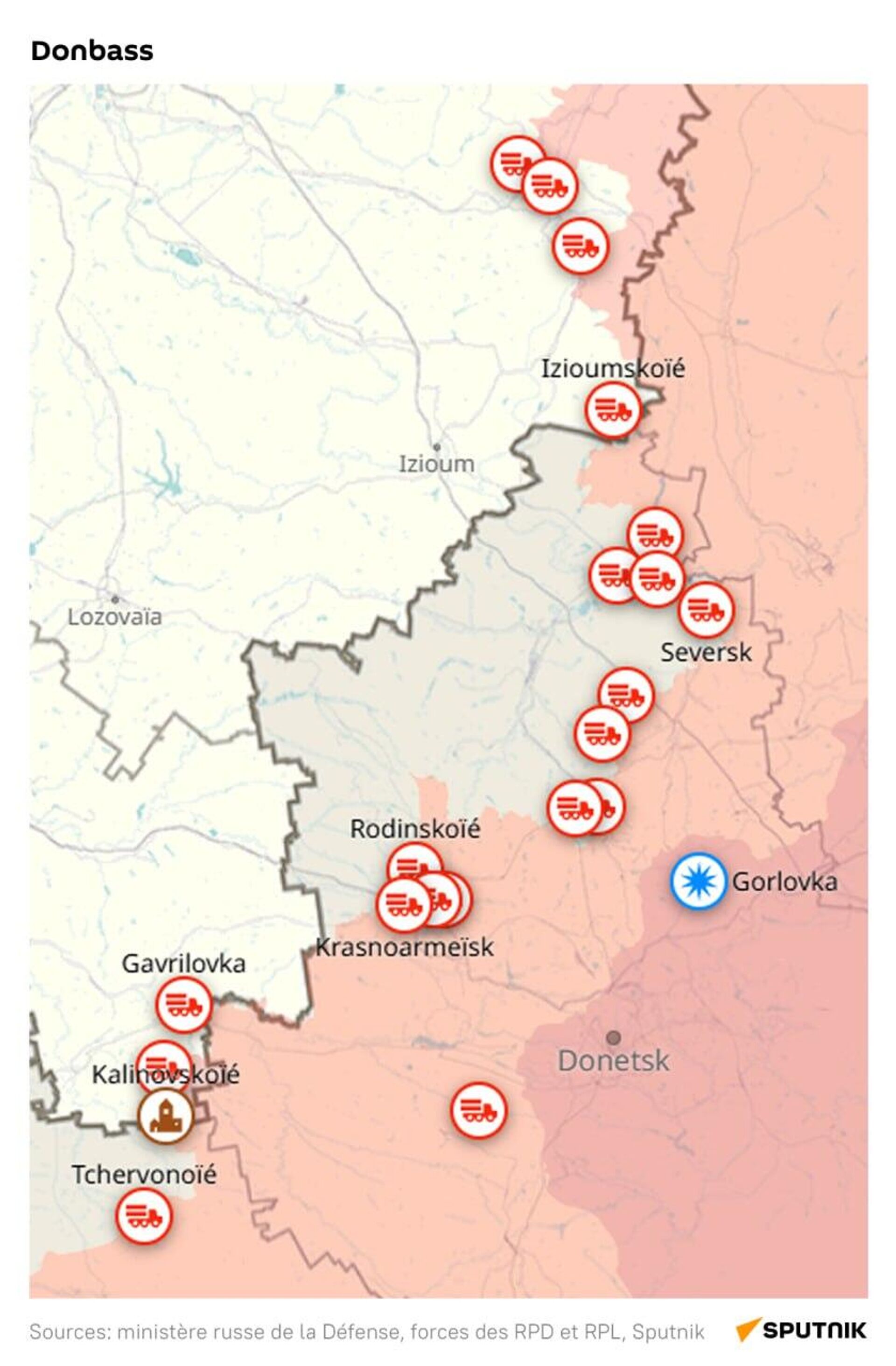 Situation dans la zone de l'opération militaire spéciale russe au 22 septembre - Sputnik Afrique, 1920, 22.09.2025