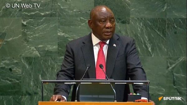 La présidence du G20 est une occasion pour l'Afrique du Sud de défendre le programme de développement de l'Afrique - Ramaphosa - Sputnik Afrique