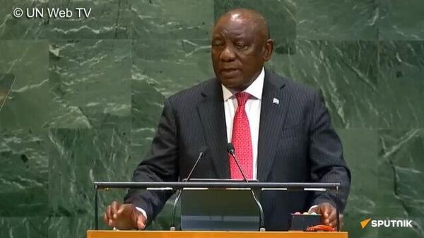 L’Afrique du Sud oeuvre pour maintenir la paix par le dialogue et non par la guerre - Cyril Ramaphosa à l'Onu - Sputnik Afrique