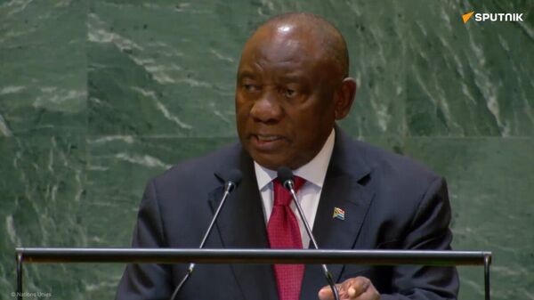 Le Président sud-africain Ramaphosa intervient à l'Assemblée générale des Nations Unies à New York - Sputnik Afrique