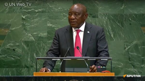 ▶ Cyril Ramaphosa intervient à l'Assemblée générale des Nations Unies - VIDÉO INTÉGRALE - Sputnik Afrique