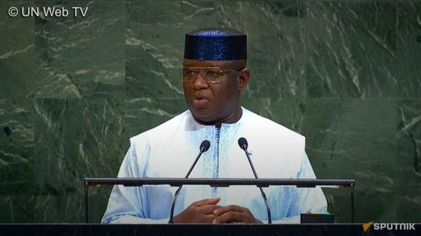 Sierra Leonean President Julius Maada Bio Speaks at the United Nations General Assembly in New York - Sputnik Africa