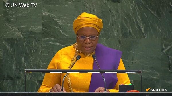 Namibian President Netumbo Nandi-Ndaitwah Speaks at the United Nations General Assembly in New York - Sputnik Africa