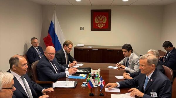 Discussions entre les ministres de Russie et de République dominicaine des Affaires étrangères - Sputnik Afrique