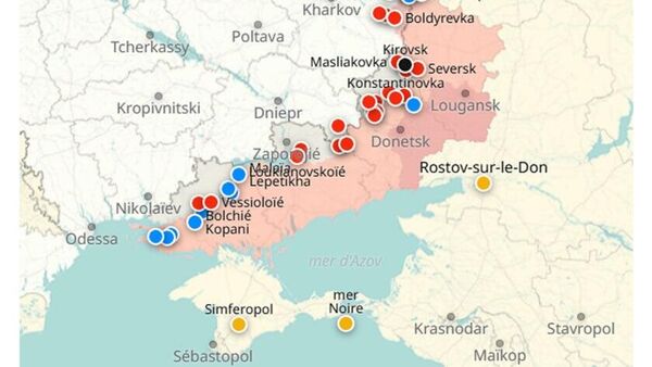 Situation dans la zone de l'opération militaire spéciale russe au 24 septembre - Sputnik Afrique