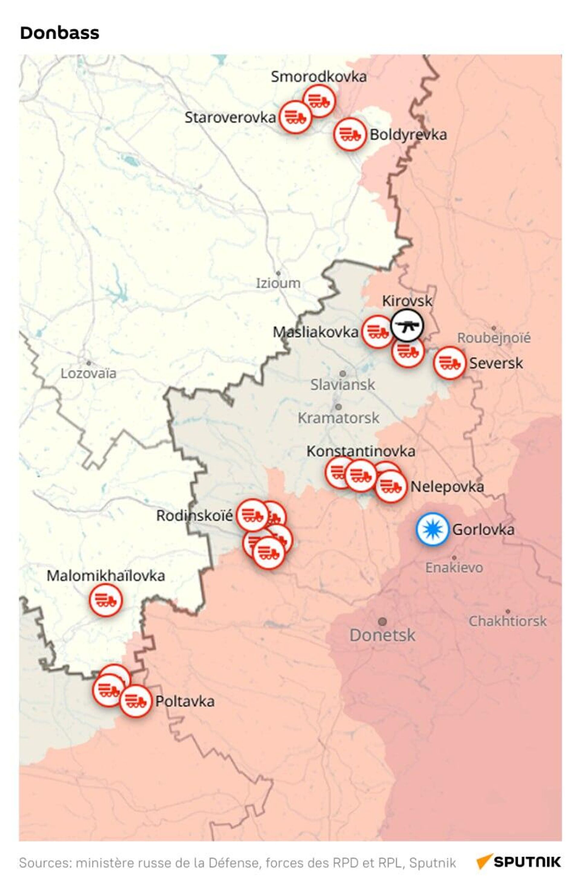 Situation dans la zone de l'opération militaire spéciale russe au 24 septembre - Sputnik Afrique, 1920, 24.09.2025